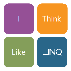 I THINK LIKE LINQ - 4 LINQ squares in each of the colours