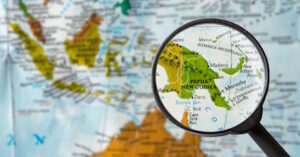 Papua New Guinea through a magnifying glass - small version of the image